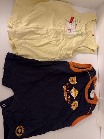 Barboteuse et teeshirt  naissance