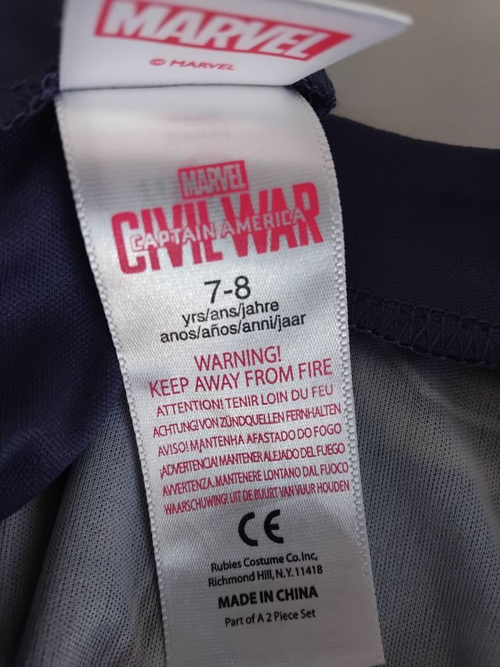 DEGUISEMENT Captain America Carnaval 7 - 8 ans ⚡️ - photo numéro 3