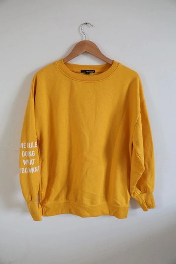 C40 sweat jaune Tally Weijl M
