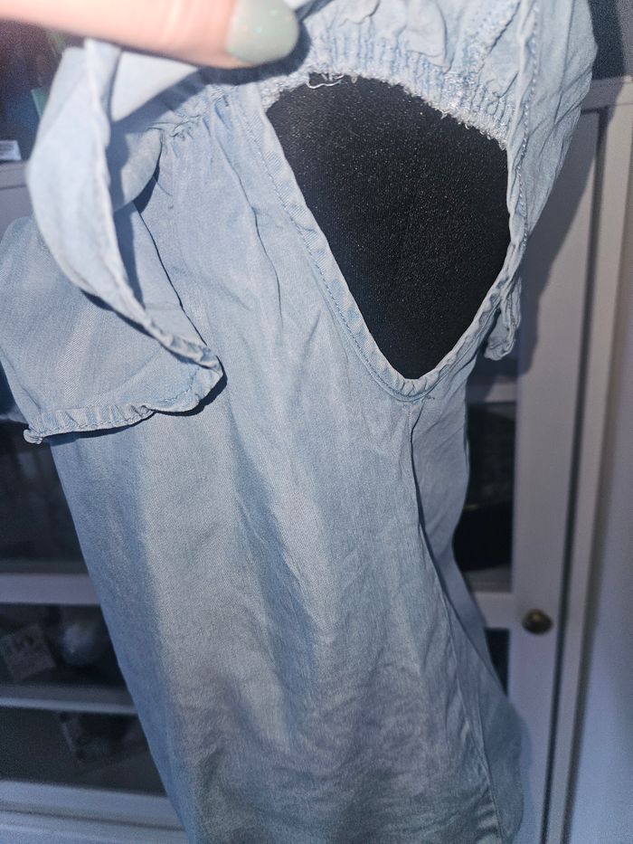Blouse bardot bleu clair – Pimkie – Taille S - photo numéro 5