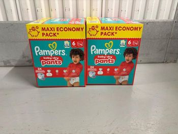 Lot de 2 cartons Pampers taille 6