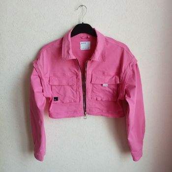 Veste en jeans avec manches amovibles femme 🌸