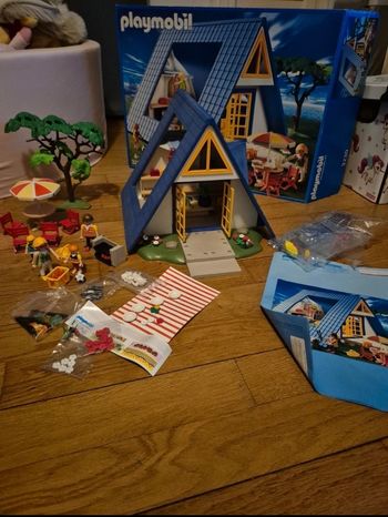 Maison de vacances en famille playmobil 3230