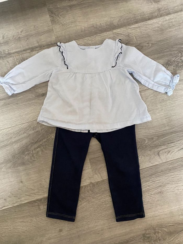 Ensemble jean blouse