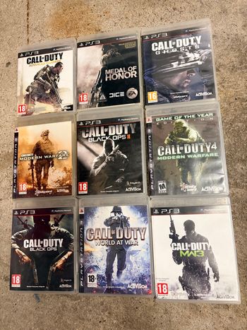 Jeux ps3 call of duty lot 