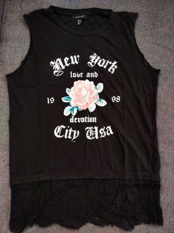 T-shirt noir rock