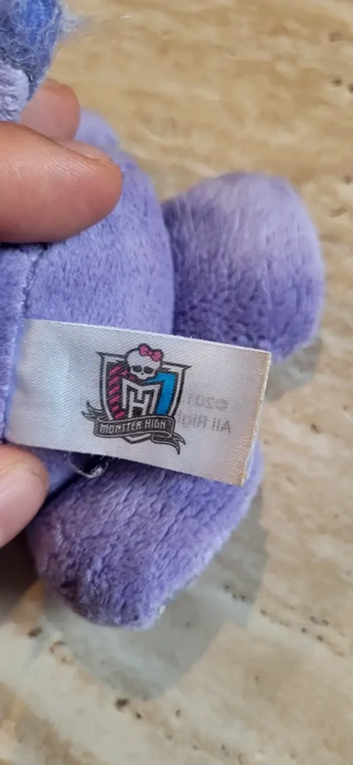 Peluche monster high éléphant violet – rare & collection - Très bon état - photo numéro 5