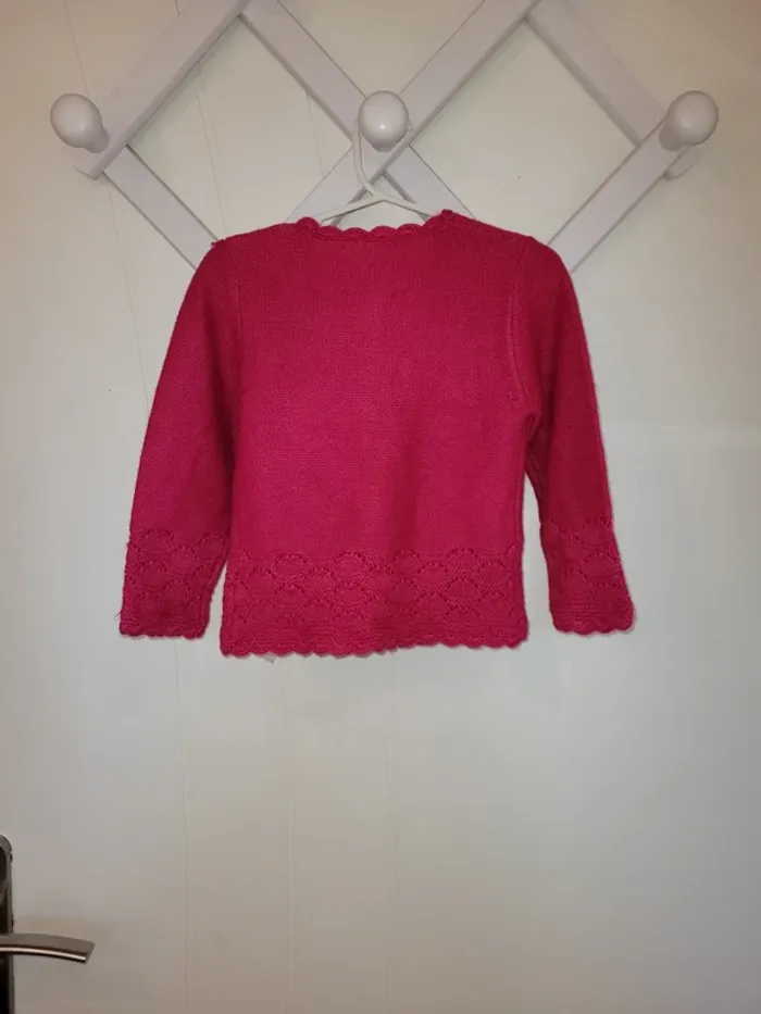 Joli gilet rose Confetti 3ans - photo numéro 6