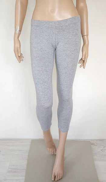 Leggings gris Camaïeu T.36