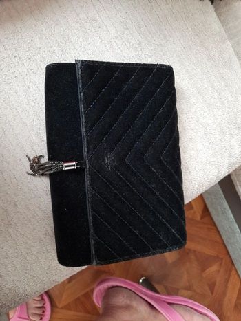 Petite pochette femme velours