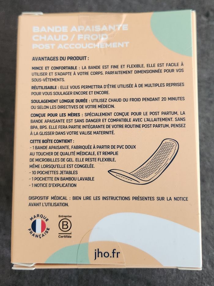 Bande apaisante chaud/froid - photo numéro 2