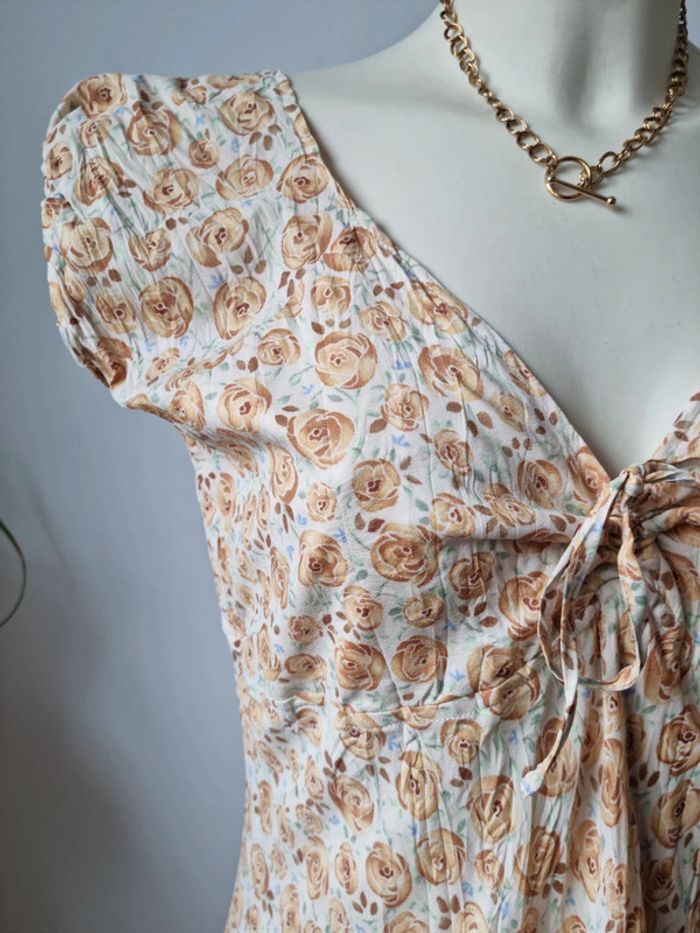 Robe longue fleurie Vintage année '80 - photo numéro 8