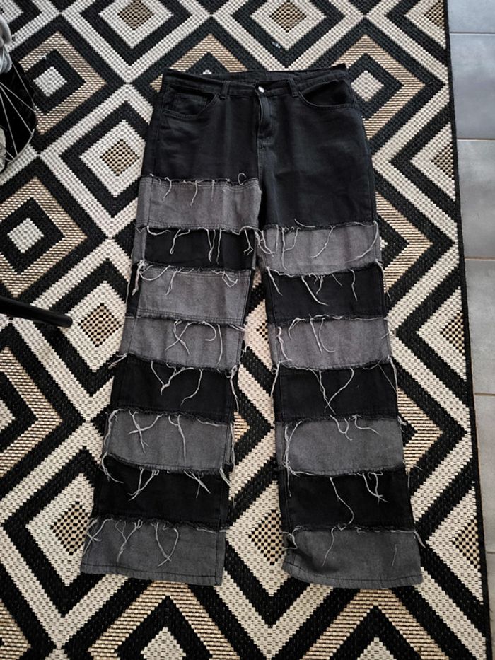 Jeans amples taille haute homme taille L (44-46)