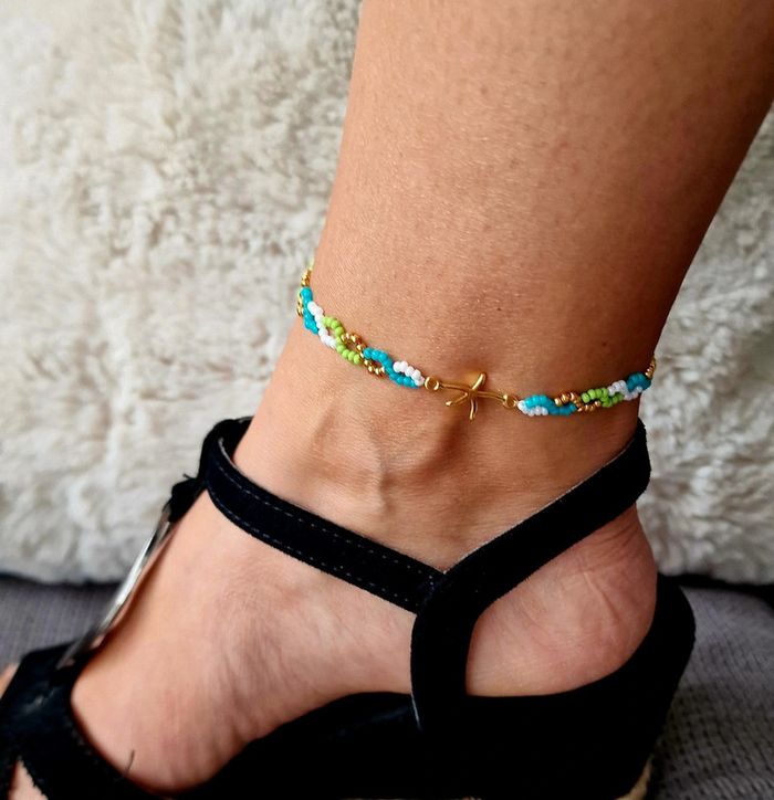 Bracelet de cheville étoile de mer