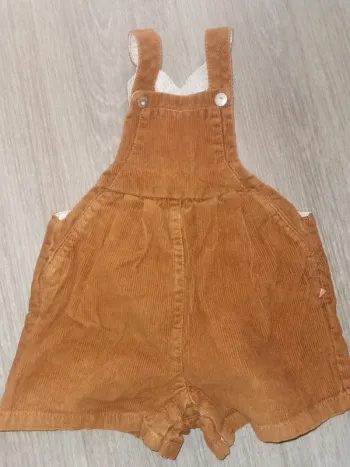 Lot 2 combishort fille 18 mois