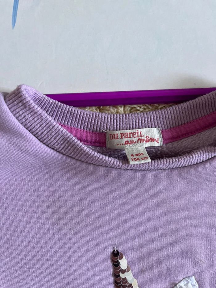 Sweat licorne dpam - photo numéro 4