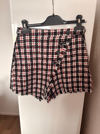 Short jupe pied de poule