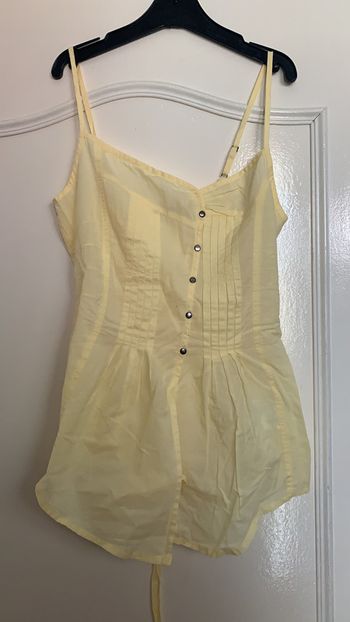 Haut Top jaune taille M