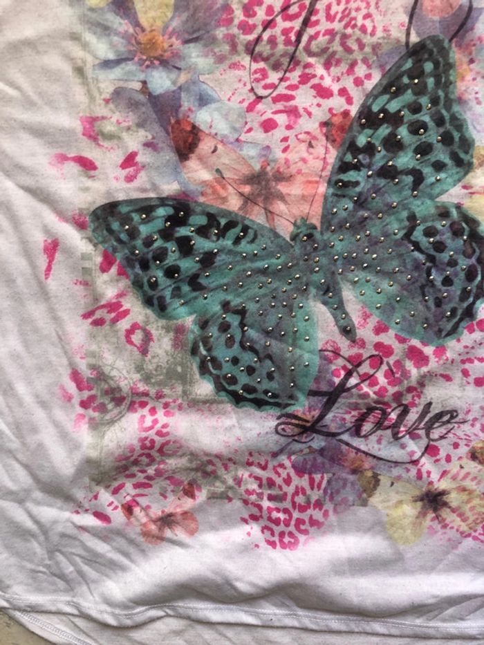 T-shirt papillon - photo numéro 3