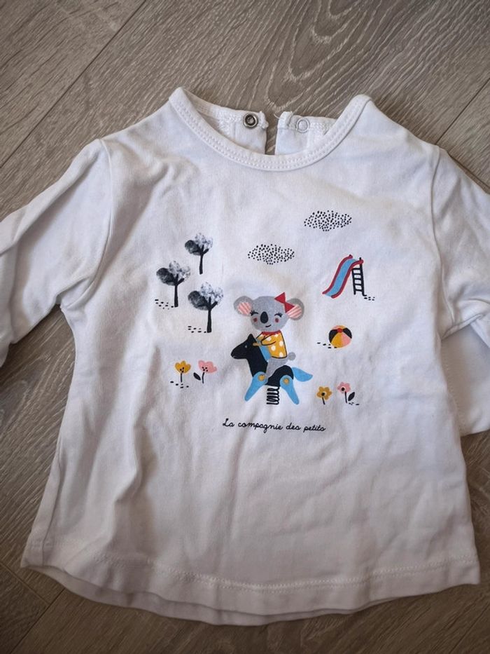 Ensemble pantalon et tee shirt manche longue 9 mois - photo numéro 3