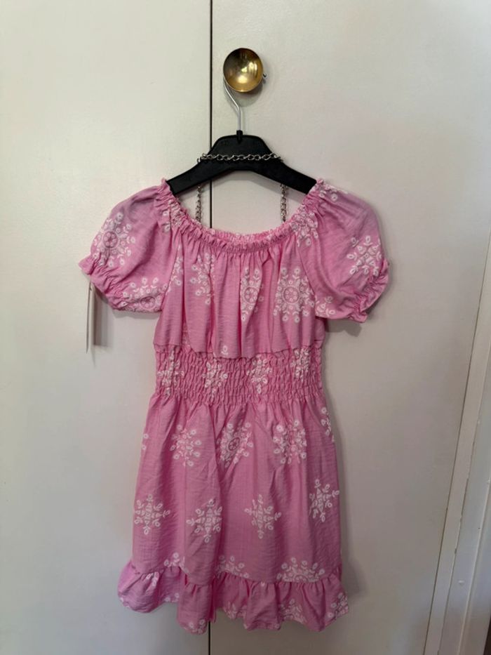 Robe rose pour filles - photo numéro 2