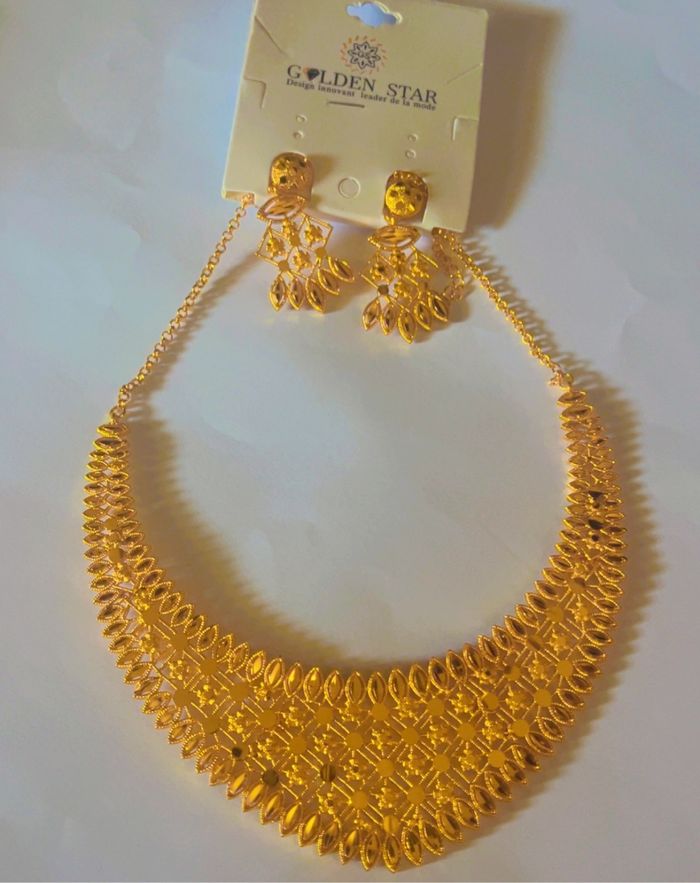 Parure en plaqué or