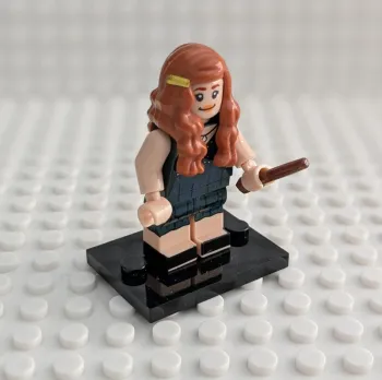 Figurine Harry Potter : Ginny Weasley avec baguette, style lego