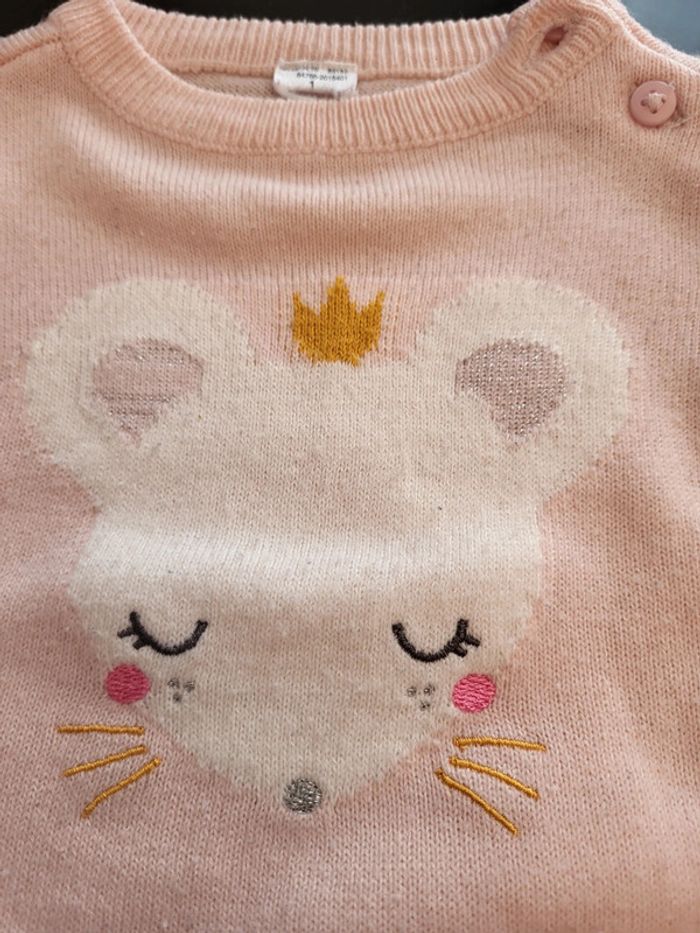 Pull rose 12 mois - photo numéro 2