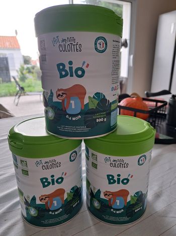 Lot 3 boites de lait infantile 1er âge Les petits culottés