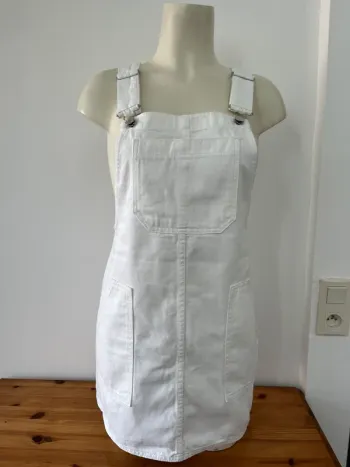 Robe en jean blanche