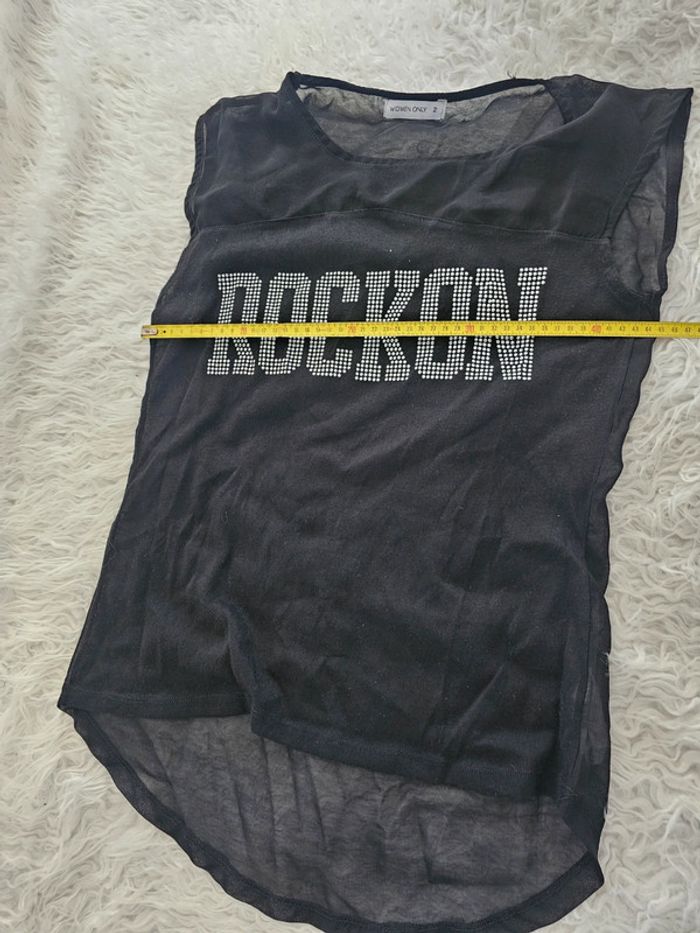 T-shirt sans manches "rockon" taille 2 - photo numéro 8