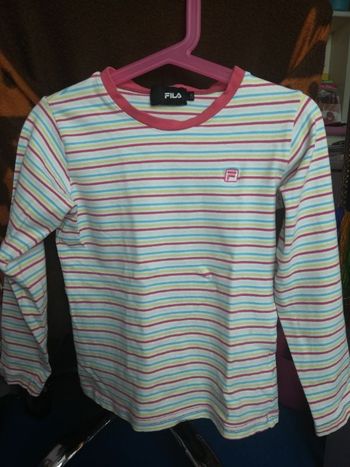 T-shirt manches longues fille 130 cms.