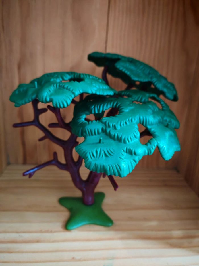 Playmobil végétation arbre avec feuillage western savane zoo - photo numéro 3