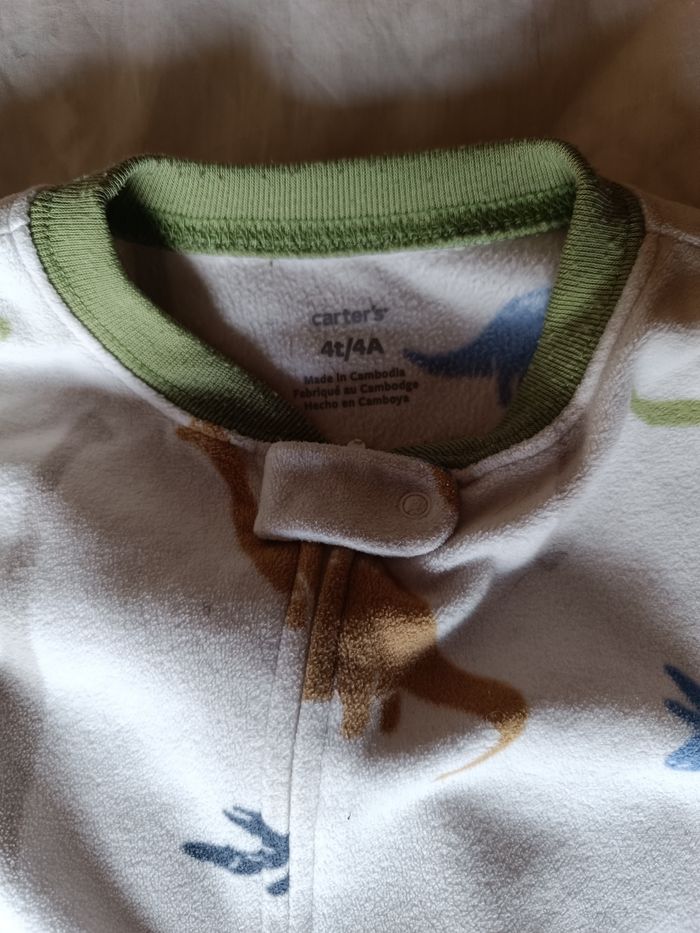 Pyjama dinausaure avec pieds anti-dérapants - photo numéro 4