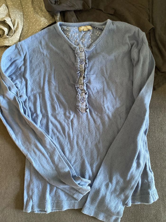 Lot 6 tee shirt longues manches fille 12 ans - photo numéro 6