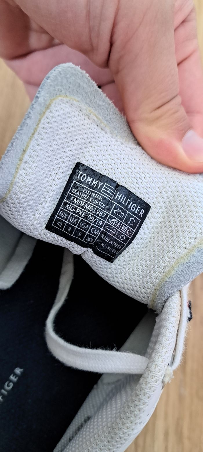 Basket Tommy Hilfiger taille 42 blanc - photo numéro 5