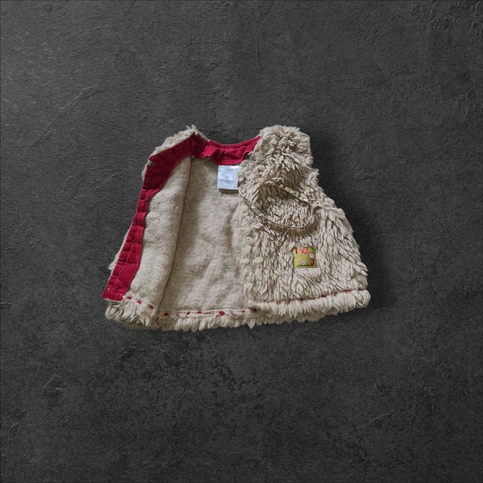 gilet boléro fausse fourrure fille 2 ans