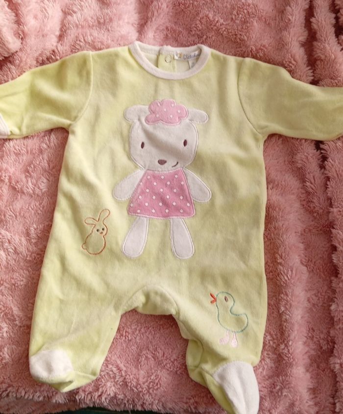 Lot 2 Pyjamas 1 mois - photo numéro 2
