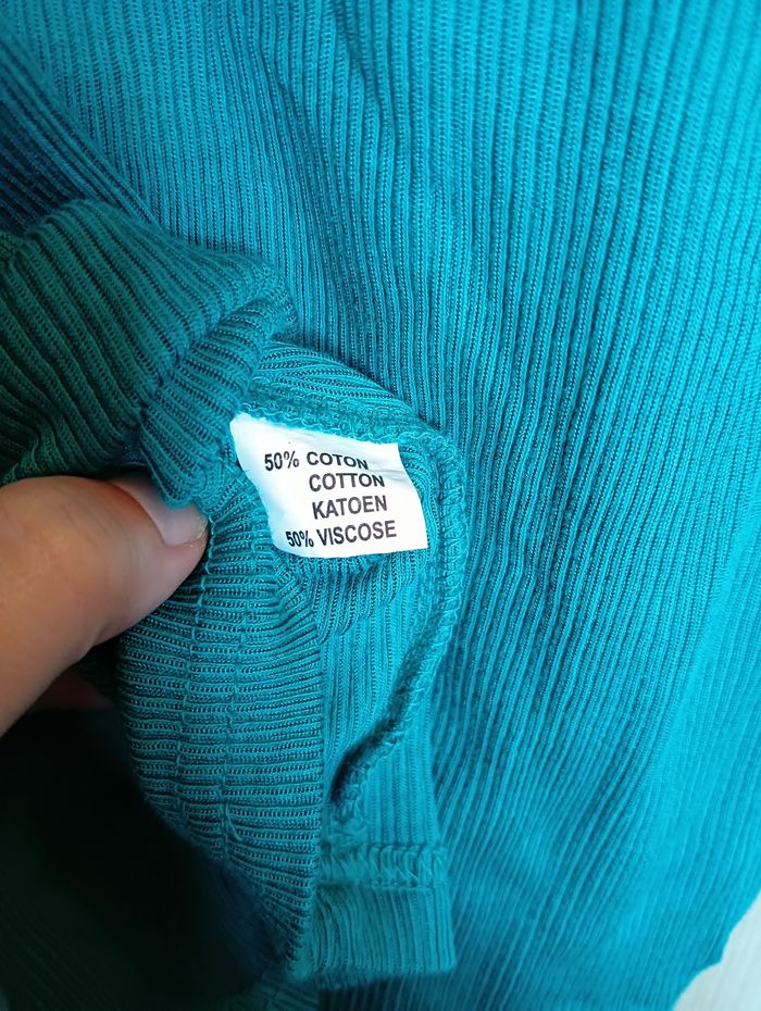 Pull fin 46/48 Bleu Bonheur - photo numéro 7