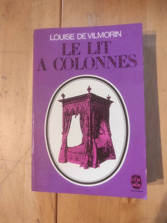Le lit à colonnes Louise de Vilmorin Livre de Poche 1970 - photo numéro 1