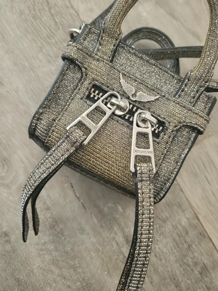 Mini sac pochette porte monnaie zadig et voltaire - photo numéro 3