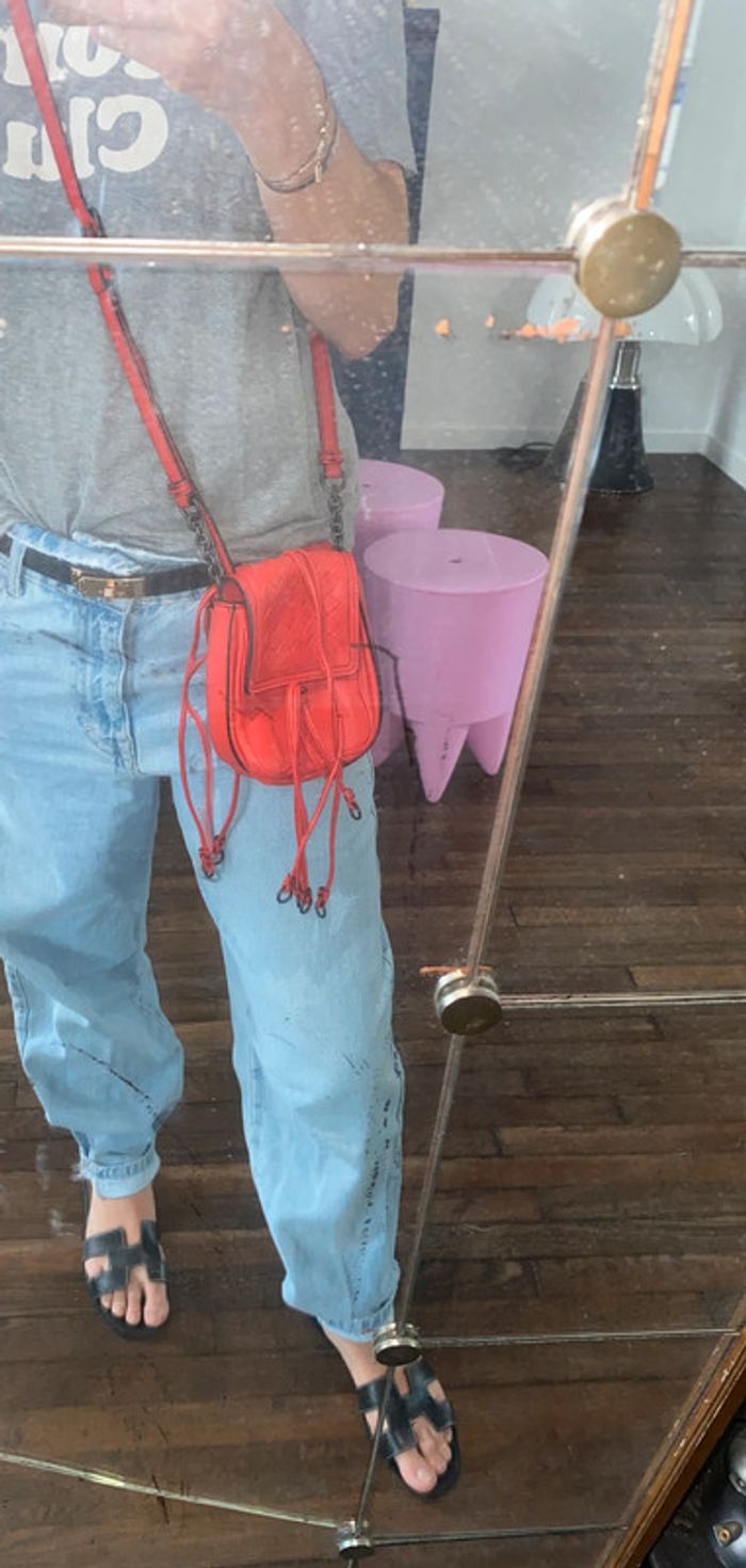 Sac en cuir Bottega veneta  Orange foncé  Avec son dustbag - photo numéro 14