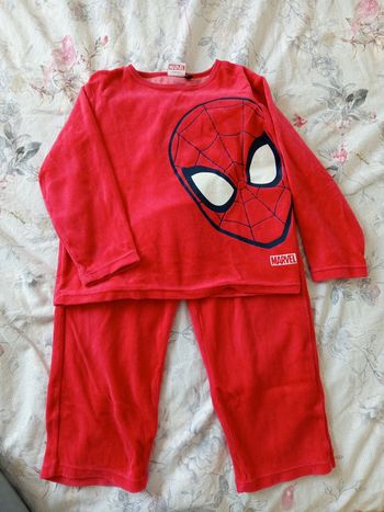 Pyjama velours spiderman Marvel 4a