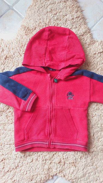 Veste zippée 2 ans