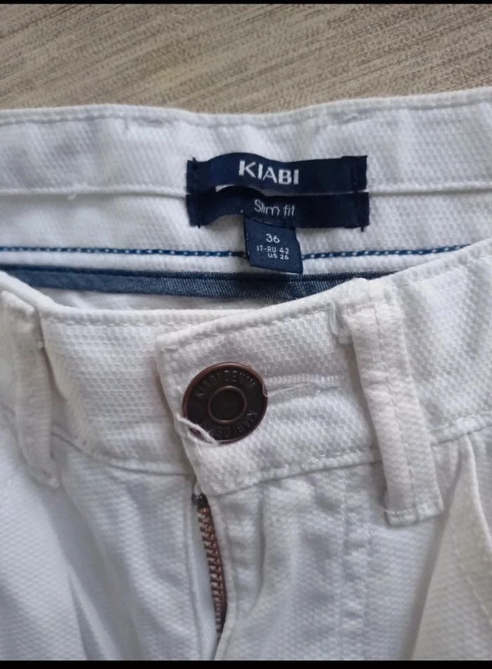 Pantalon jean slim 💖 taille 36 S Kiabi - photo numéro 3