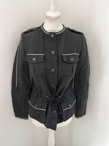 Veste en lin noire Zadig et Voltaire S