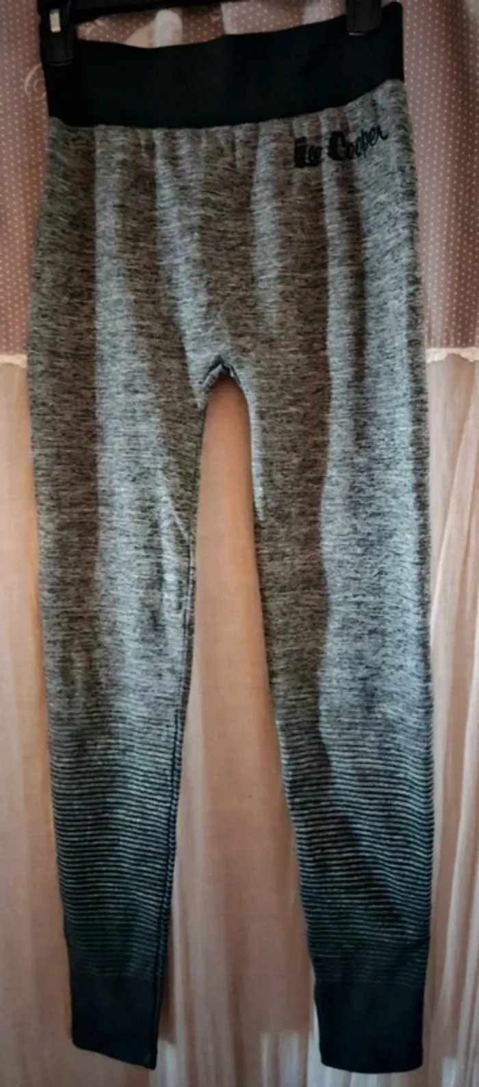 Ensemble sport brassière + legging gris noir Lee Cooper Taille L/XL Neuf - photo numéro 5