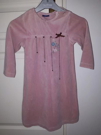 Chemise de nuit fille rose sergent major 4 ans
