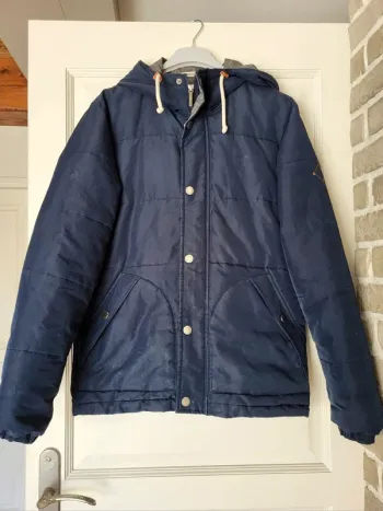 Doudoune avec capuche bleu marine Jack & Jones