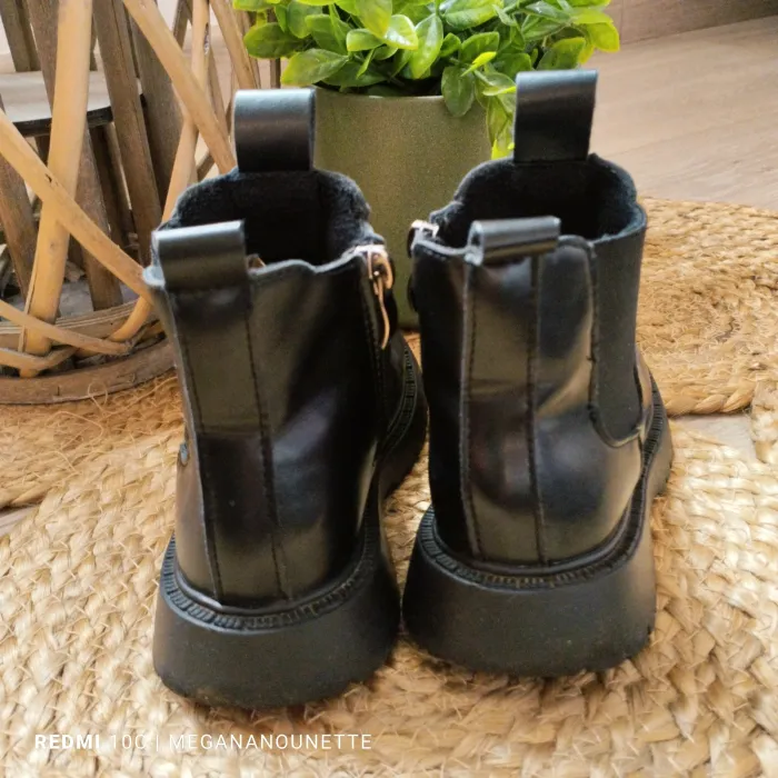 🖤 Bottines Noires – Pointure 27 – Boutique Indépendante – Très Bon État - photo numéro 4